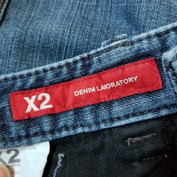 Express X2 Straight Leg Denim Jeans Size 2 - Picture 7 of 7